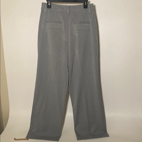 Reformation Alex Mid Rise Pant In Grey Twill, SZ 8, NWT - Picture 10 of 16